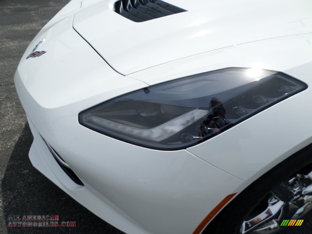 2014 Corvette Stingray Coupe - Arctic White / Jet Black photo #14
