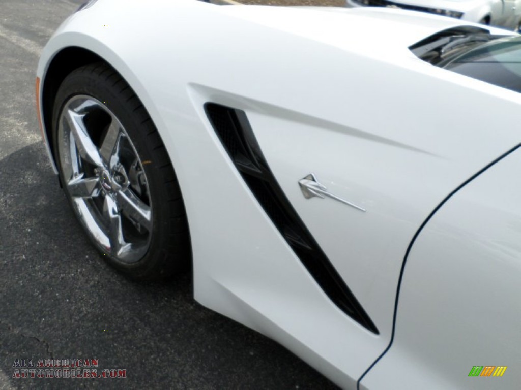 2014 Corvette Stingray Coupe - Arctic White / Jet Black photo #15