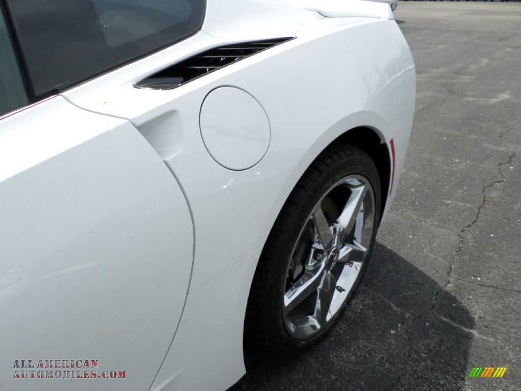 2014 Corvette Stingray Coupe - Arctic White / Jet Black photo #16