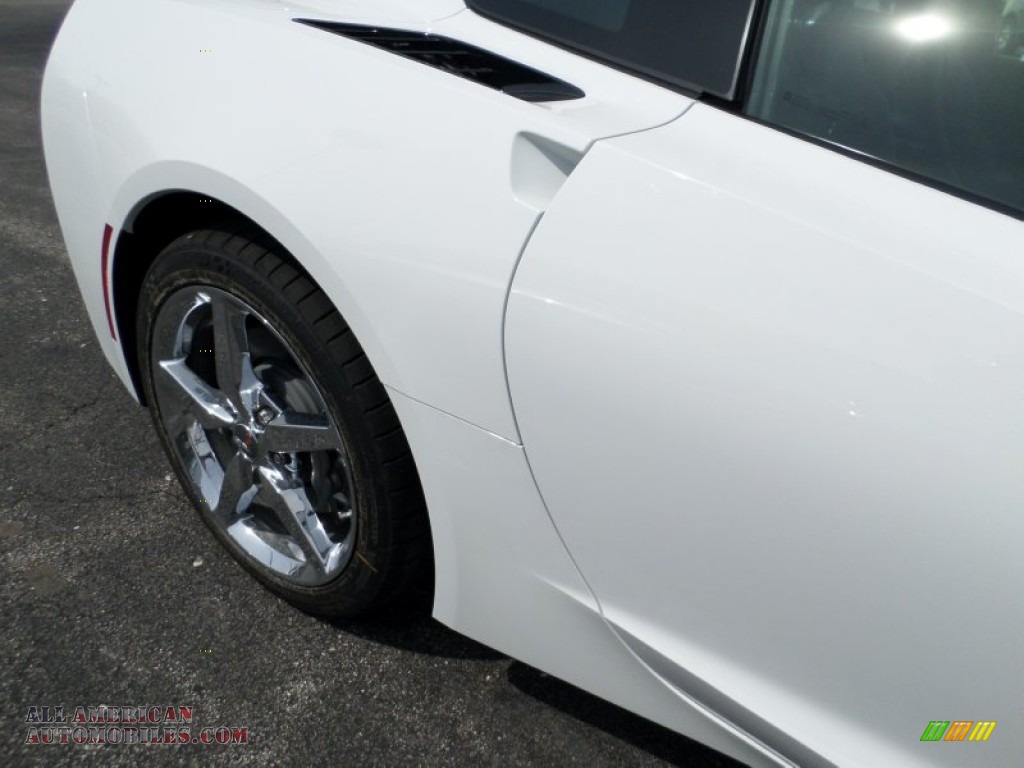 2014 Corvette Stingray Coupe - Arctic White / Jet Black photo #20