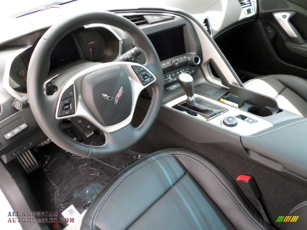 2014 Corvette Stingray Coupe - Arctic White / Jet Black photo #32