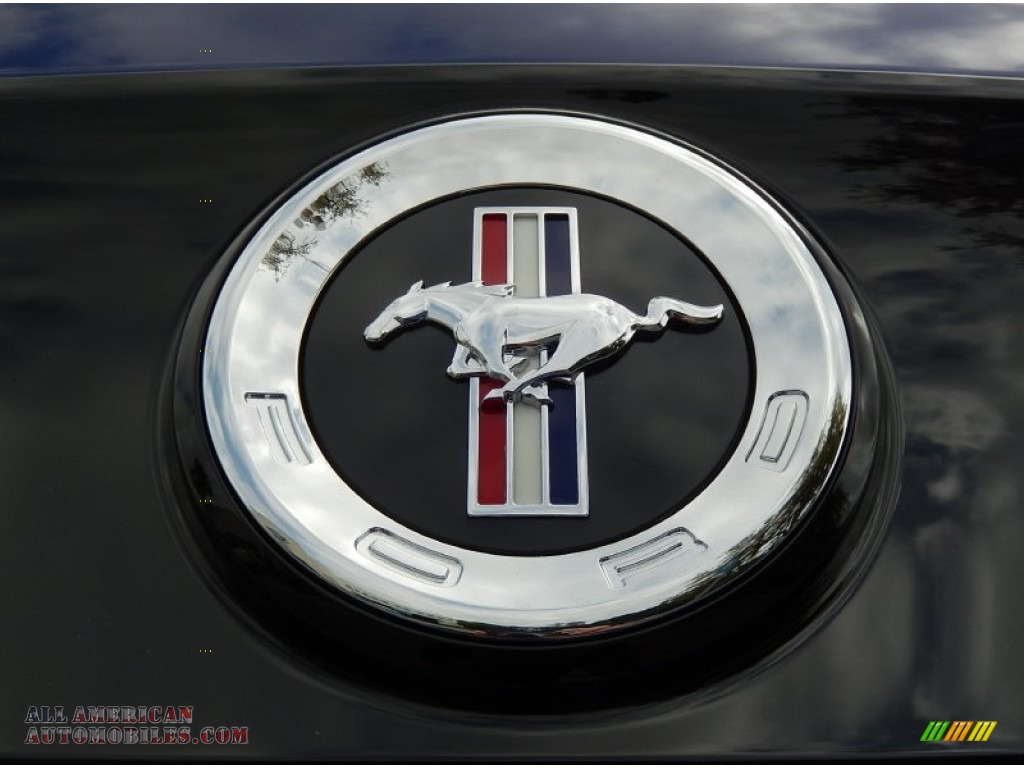 2014 Mustang V6 Premium Coupe - Deep Impact Blue / Medium Stone photo #4
