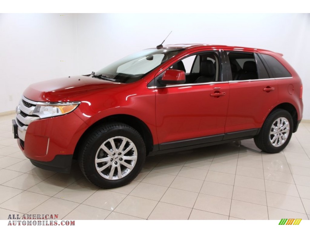 2011 Edge Limited AWD - Red Candy Metallic / Charcoal Black photo #3