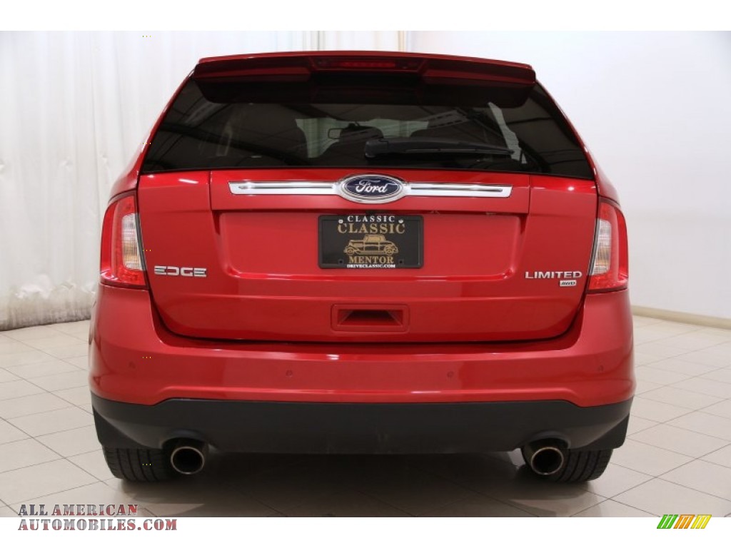 2011 Edge Limited AWD - Red Candy Metallic / Charcoal Black photo #33