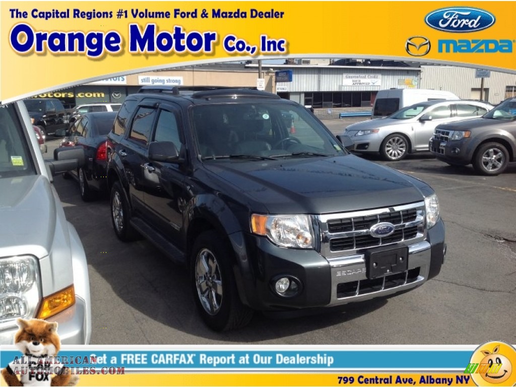 Tungsten Grey Metallic / Charcoal Ford Escape Limited 4WD