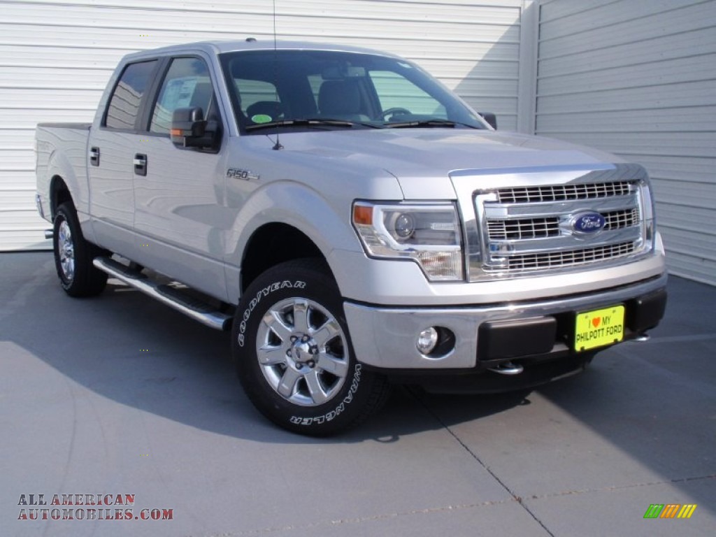 2014 Ford F150 XLT SuperCrew 4x4 in Ingot Silver B29502 All