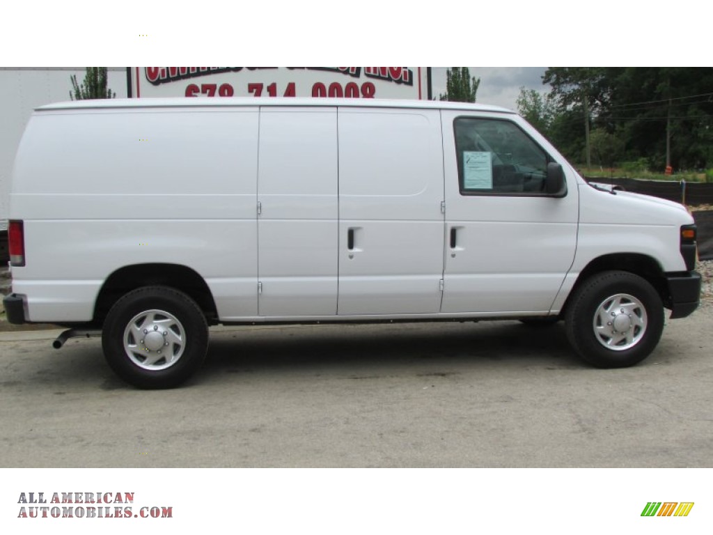 2014 E-Series Van E250 Cargo Van - Oxford White / Medium Flint photo #10