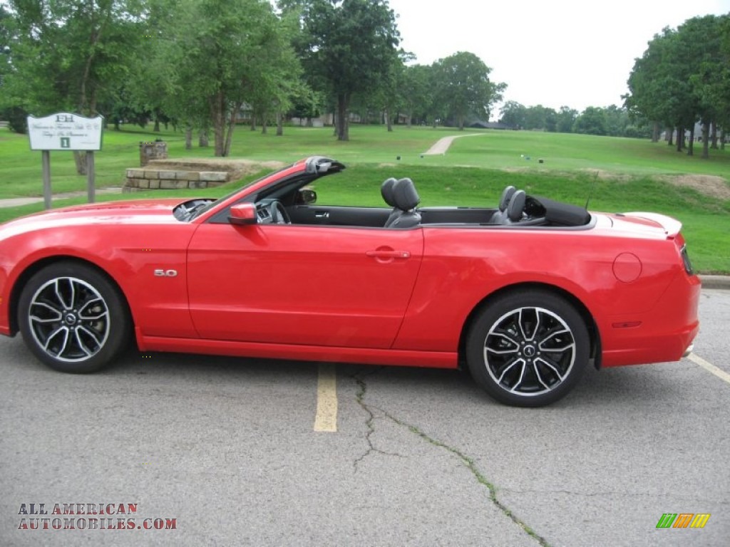 Race Red / Charcoal Black Ford Mustang GT Convertible
