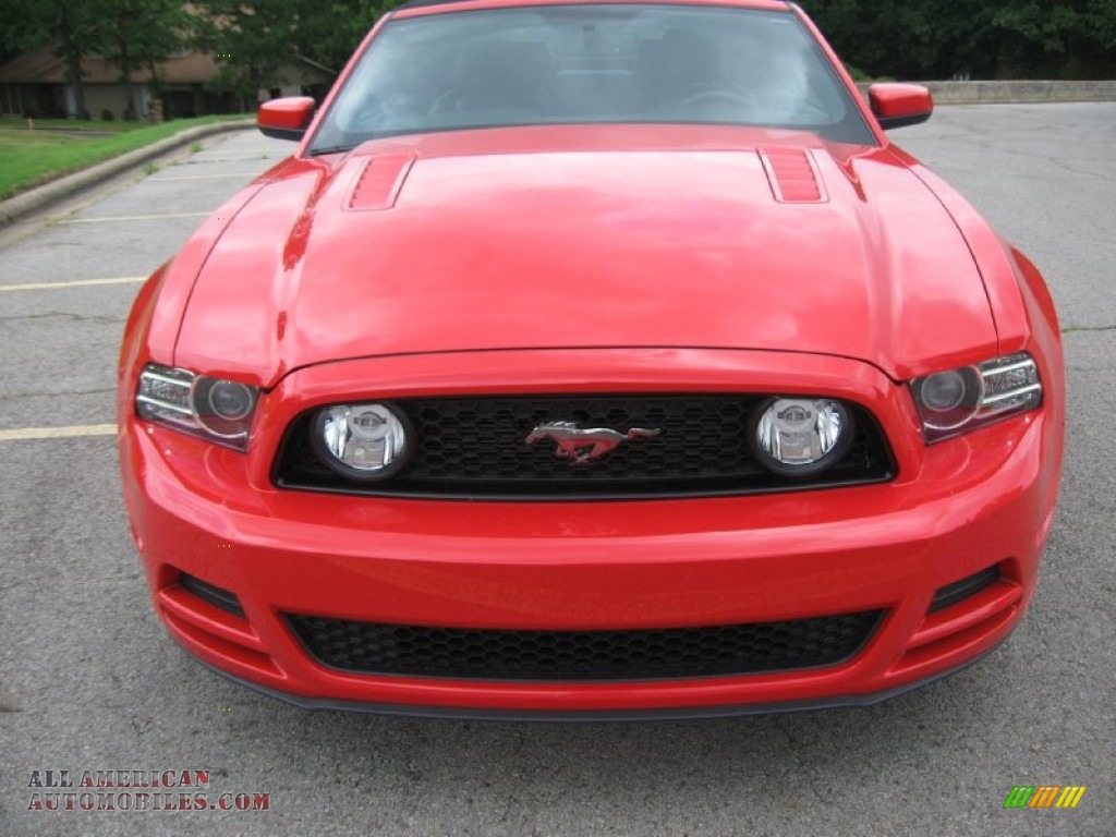 2013 Mustang GT Convertible - Race Red / Charcoal Black photo #4