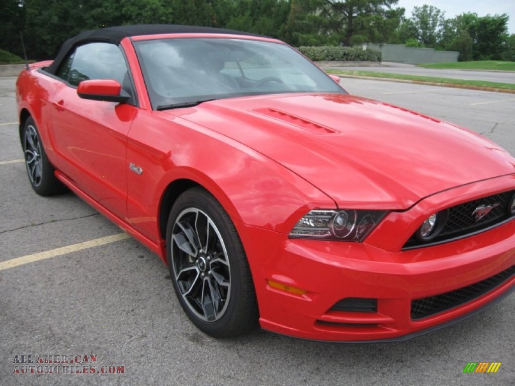 2013 Mustang GT Convertible - Race Red / Charcoal Black photo #5