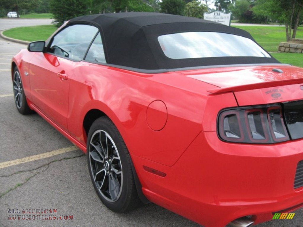 2013 Mustang GT Convertible - Race Red / Charcoal Black photo #8