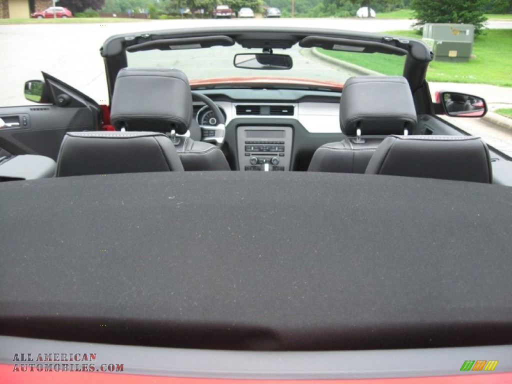 2013 Mustang GT Convertible - Race Red / Charcoal Black photo #14