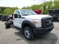 Ford F550 Super Duty XL Regular Cab 4x4 Chassis Oxford White photo #2