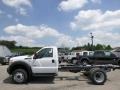 Ford F550 Super Duty XL Regular Cab 4x4 Chassis Oxford White photo #5