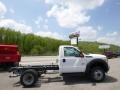 Ford F550 Super Duty XL Regular Cab 4x4 Chassis Oxford White photo #1