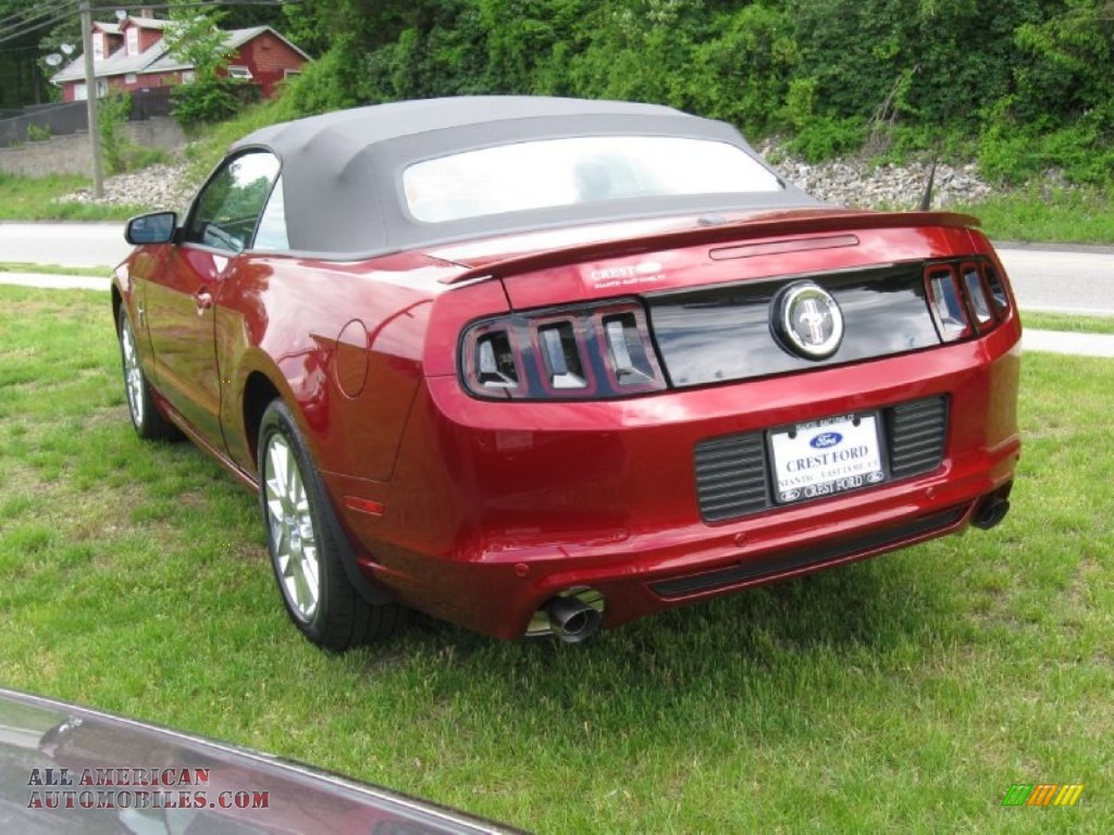 2014 Ford Mustang V6 Premium Convertible In Ruby Red Photo 2 317953