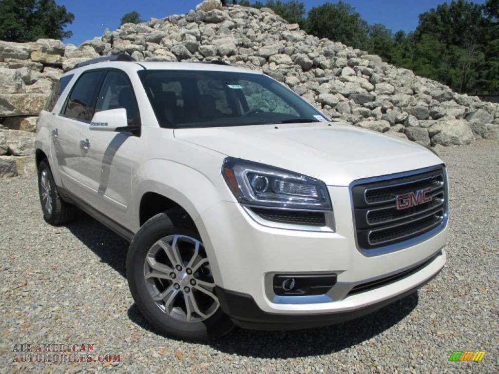 2014 GMC Acadia SLT in White Diamond Tricoat photo 12 361273 All American Automobiles Buy