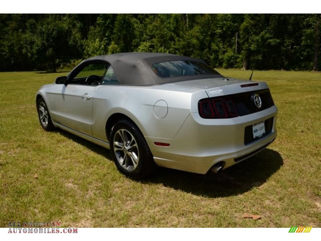 2014 Mustang V6 Premium Convertible - Ingot Silver / Charcoal Black photo #7