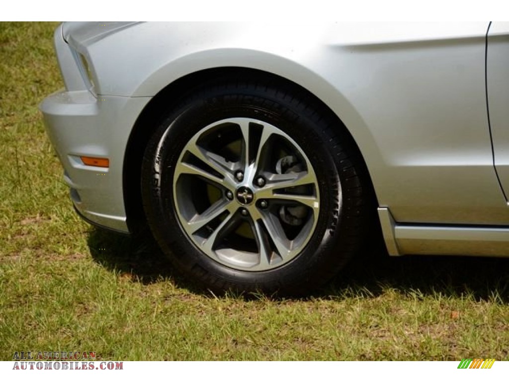 2014 Mustang V6 Premium Convertible - Ingot Silver / Charcoal Black photo #9