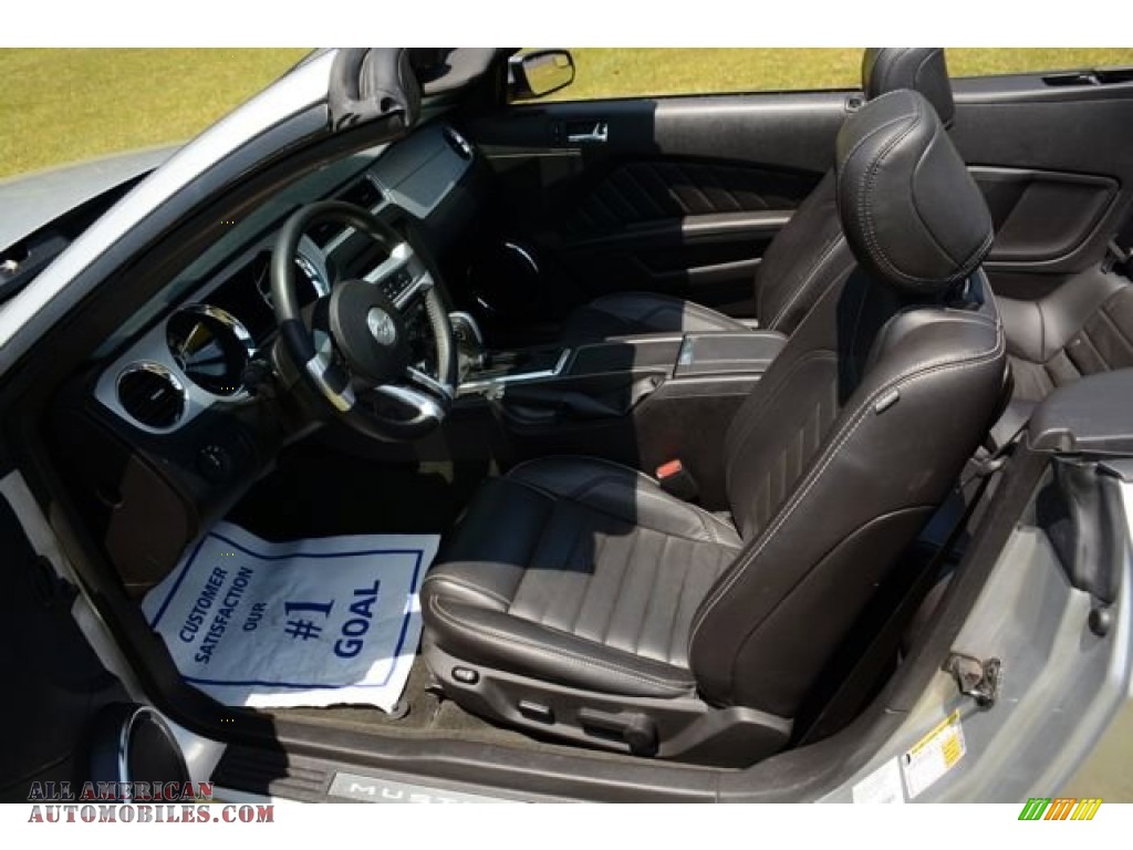 2014 Mustang V6 Premium Convertible - Ingot Silver / Charcoal Black photo #13