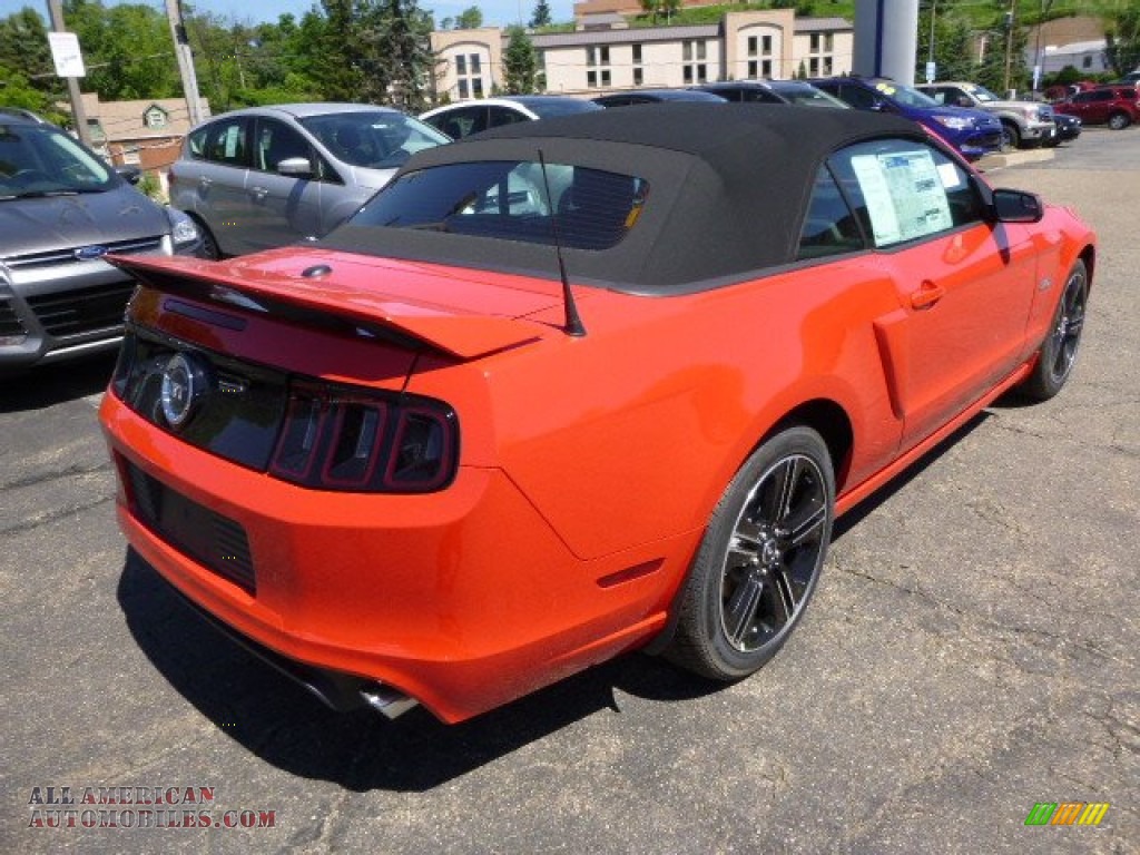 2014 Mustang GT/CS California Special Convertible - Race Red / California Special Charcoal Black/Miko Suede photo #2
