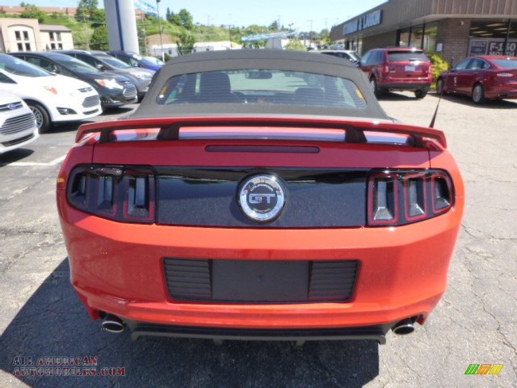 2014 Mustang GT/CS California Special Convertible - Race Red / California Special Charcoal Black/Miko Suede photo #3
