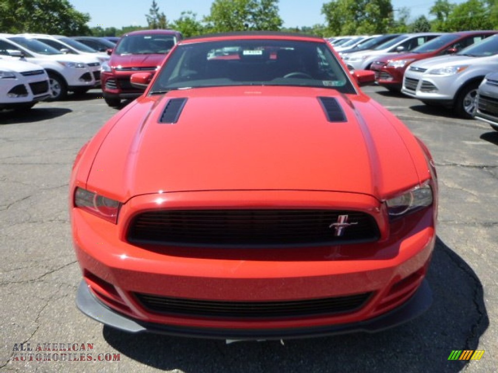 2014 Mustang GT/CS California Special Convertible - Race Red / California Special Charcoal Black/Miko Suede photo #6