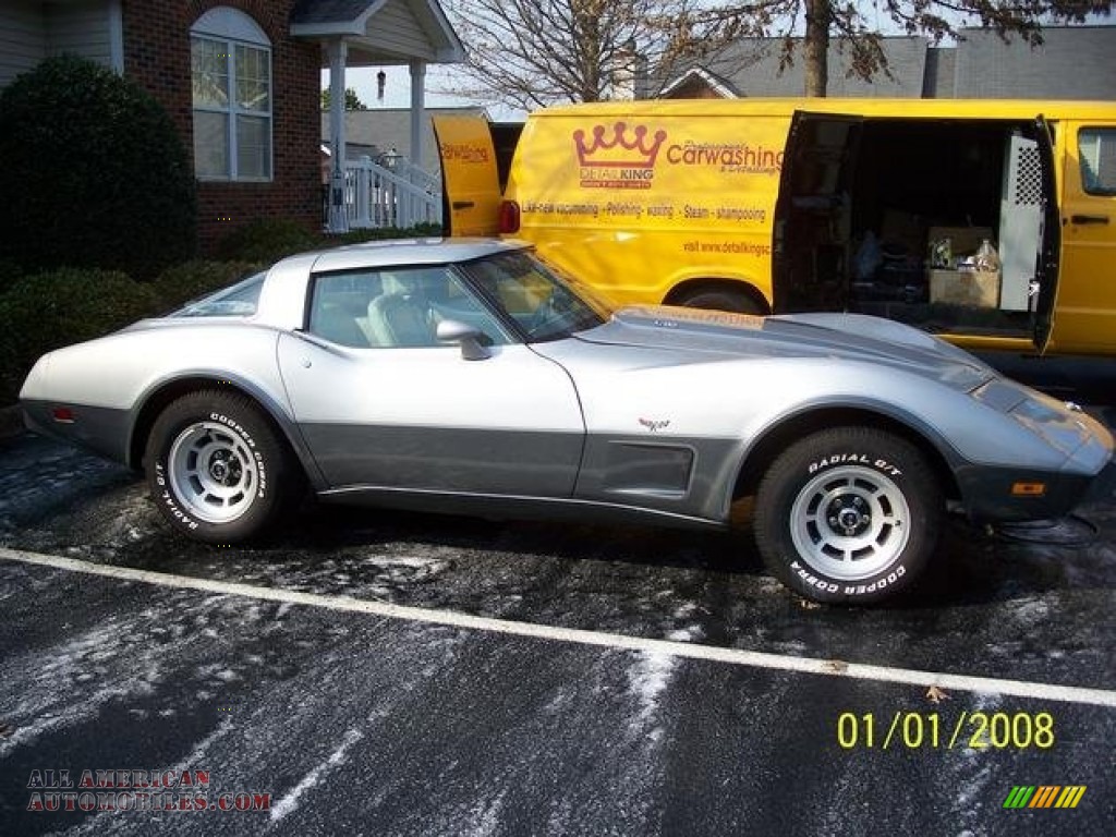 1978 Corvette Anniversary Edition Coupe - Silver Anniversary / Oyster photo #3
