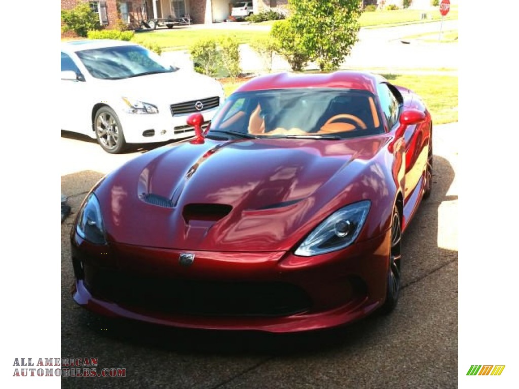 2014 SRT Viper GTS Coupe - Adrenaline Red / Caramel photo #1