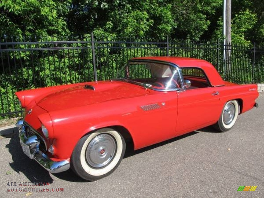 1955 Thunderbird Convertible - Torch Red / Red/White photo #1