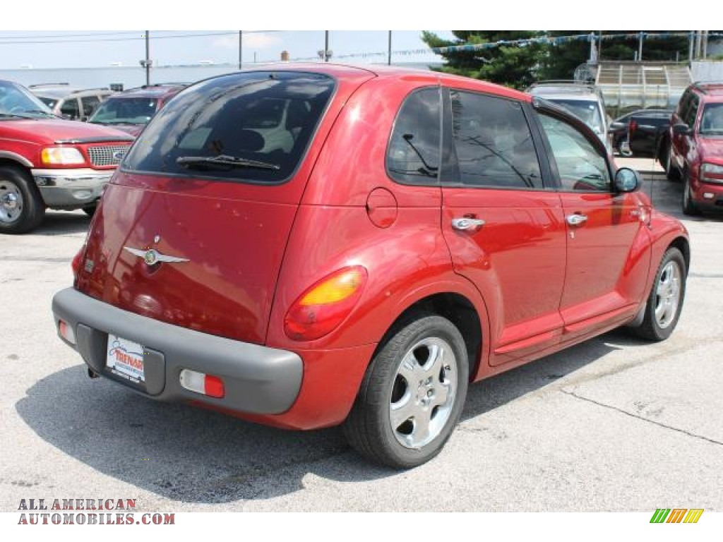2002 PT Cruiser Touring - Inferno Red Pearlcoat / Taupe photo #3