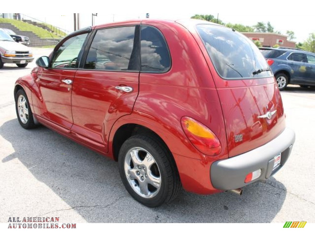 2002 PT Cruiser Touring - Inferno Red Pearlcoat / Taupe photo #4