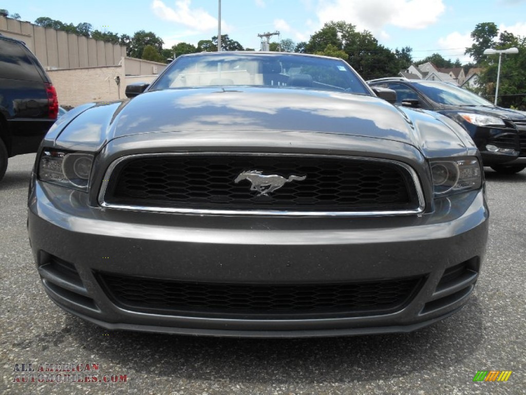 2014 Mustang V6 Premium Convertible - Sterling Gray / Charcoal Black photo #3