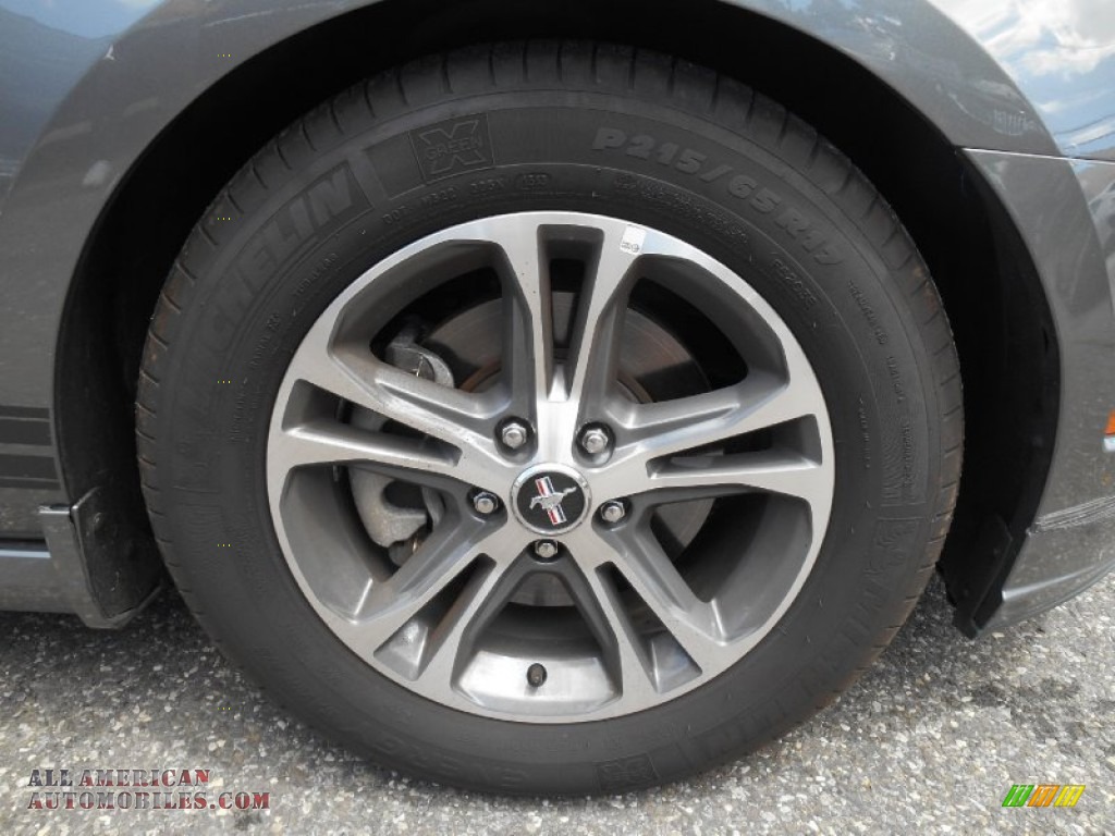 2014 Mustang V6 Premium Convertible - Sterling Gray / Charcoal Black photo #4
