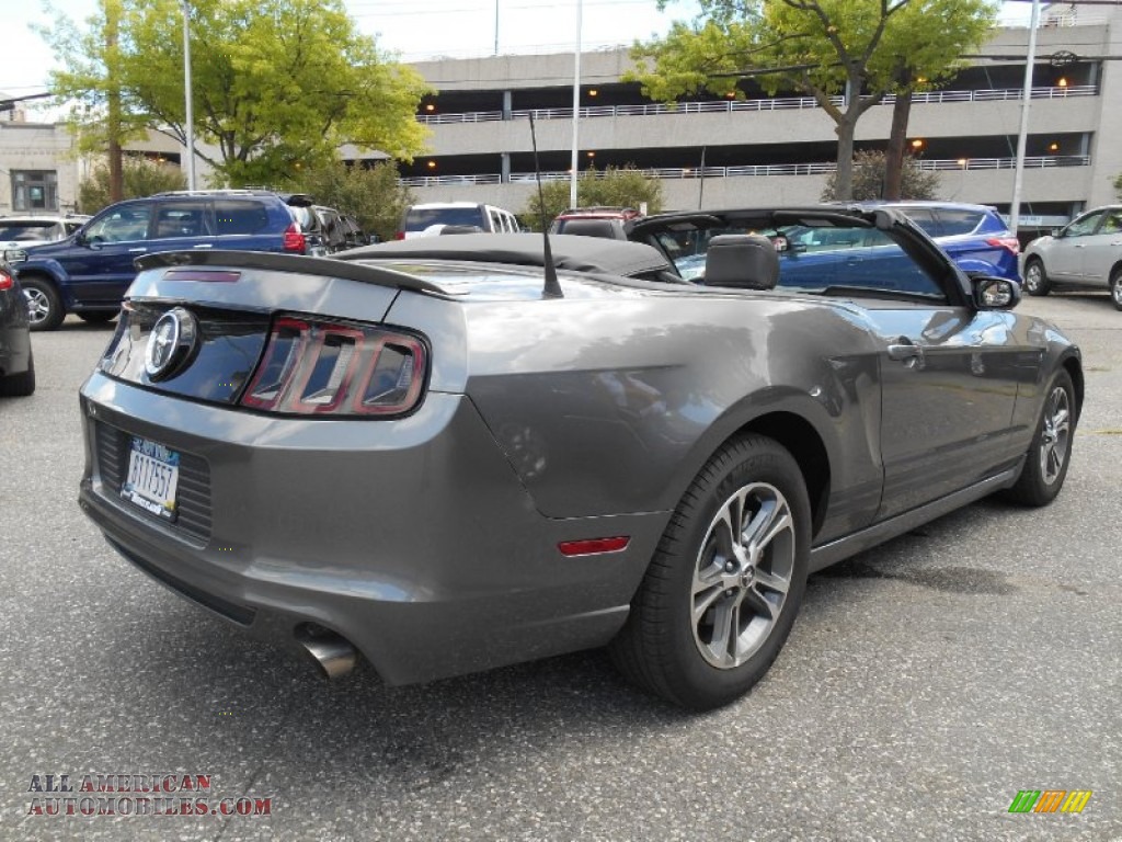 2014 Mustang V6 Premium Convertible - Sterling Gray / Charcoal Black photo #5