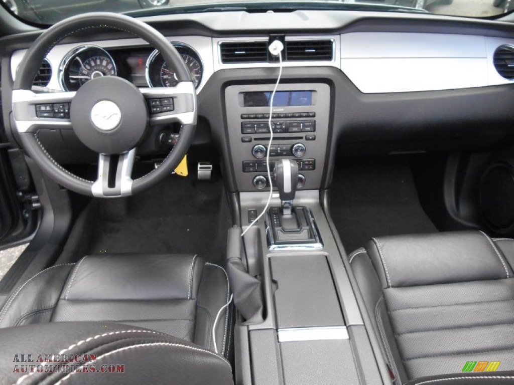 2014 Mustang V6 Premium Convertible - Sterling Gray / Charcoal Black photo #17