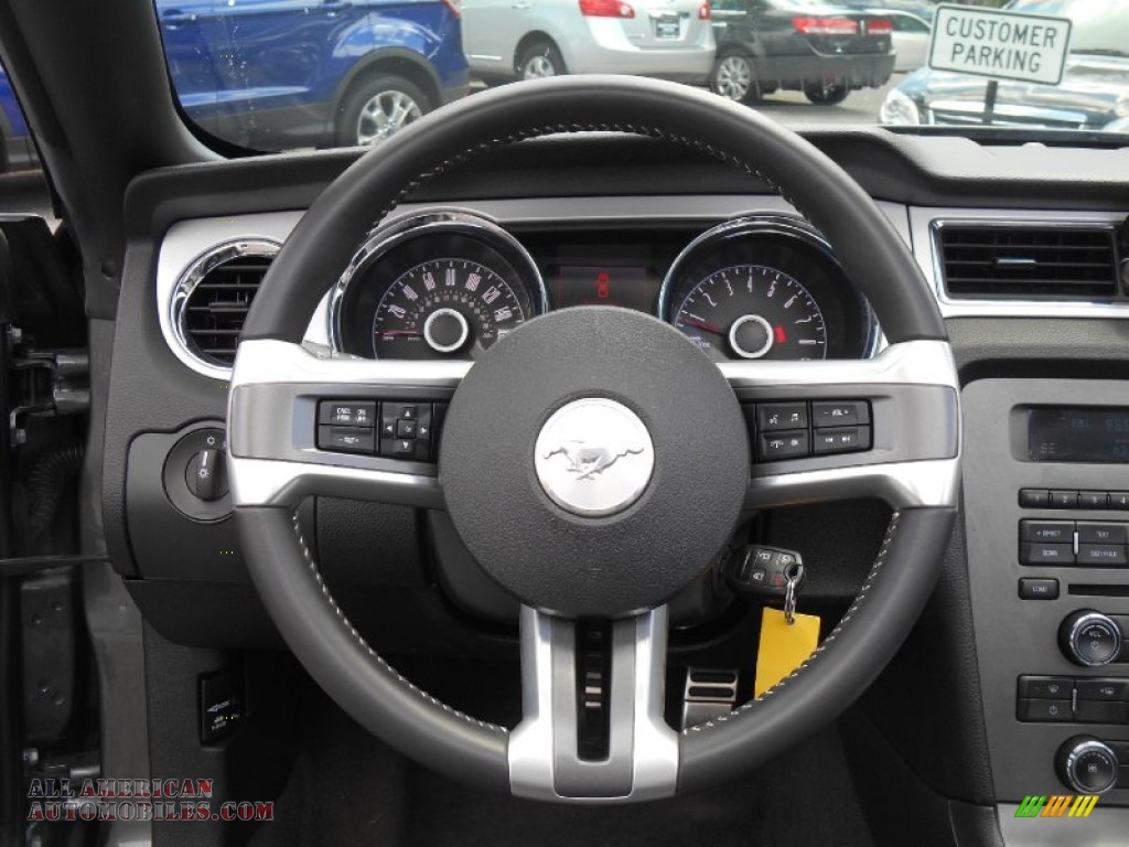 2014 Mustang V6 Premium Convertible - Sterling Gray / Charcoal Black photo #18