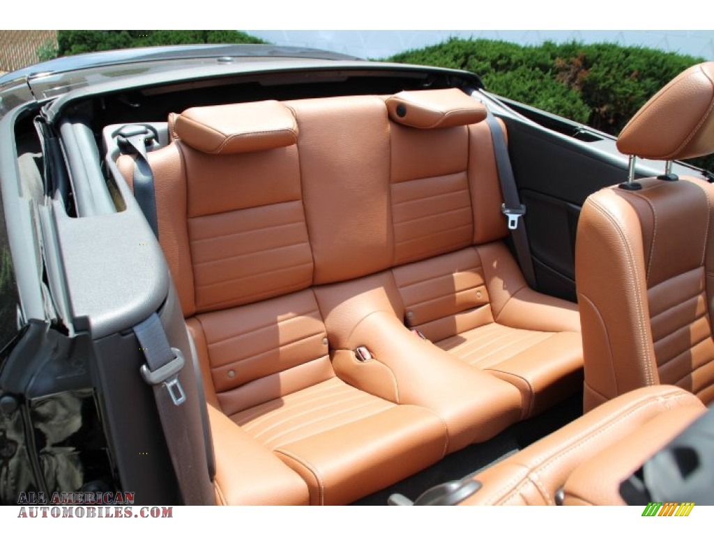 2011 Mustang V6 Premium Convertible - Ebony Black / Saddle photo #24