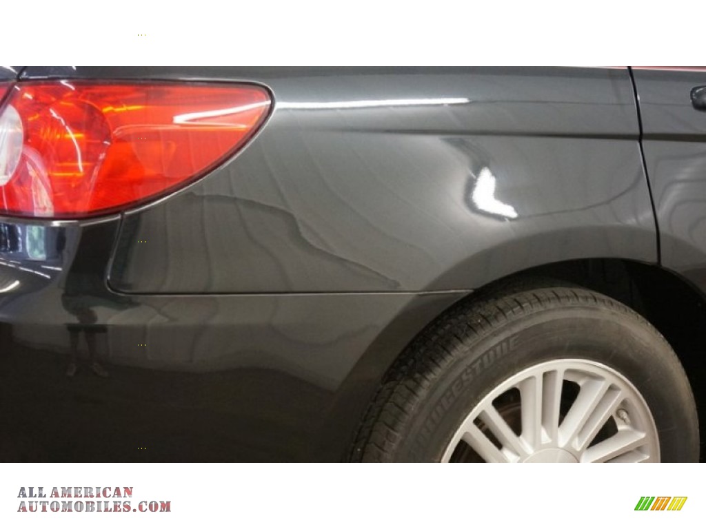 2007 Sebring Touring Sedan - Brilliant Black Crystal Pearl / Dark Slate Gray/Light Slate Gray photo #56