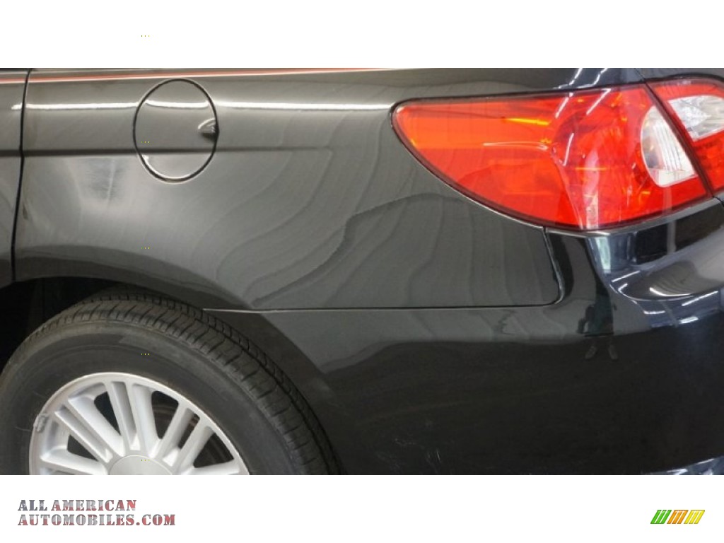 2007 Sebring Touring Sedan - Brilliant Black Crystal Pearl / Dark Slate Gray/Light Slate Gray photo #61