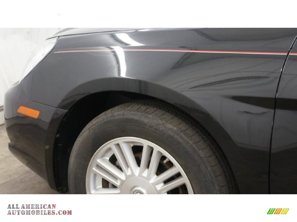 2007 Sebring Touring Sedan - Brilliant Black Crystal Pearl / Dark Slate Gray/Light Slate Gray photo #68