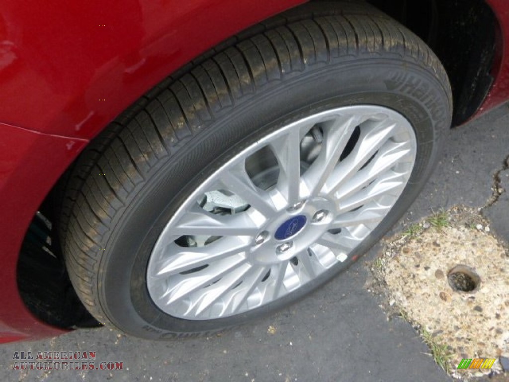 2014 Fiesta Titanium Hatchback - Ruby Red / Charcoal Black photo #6