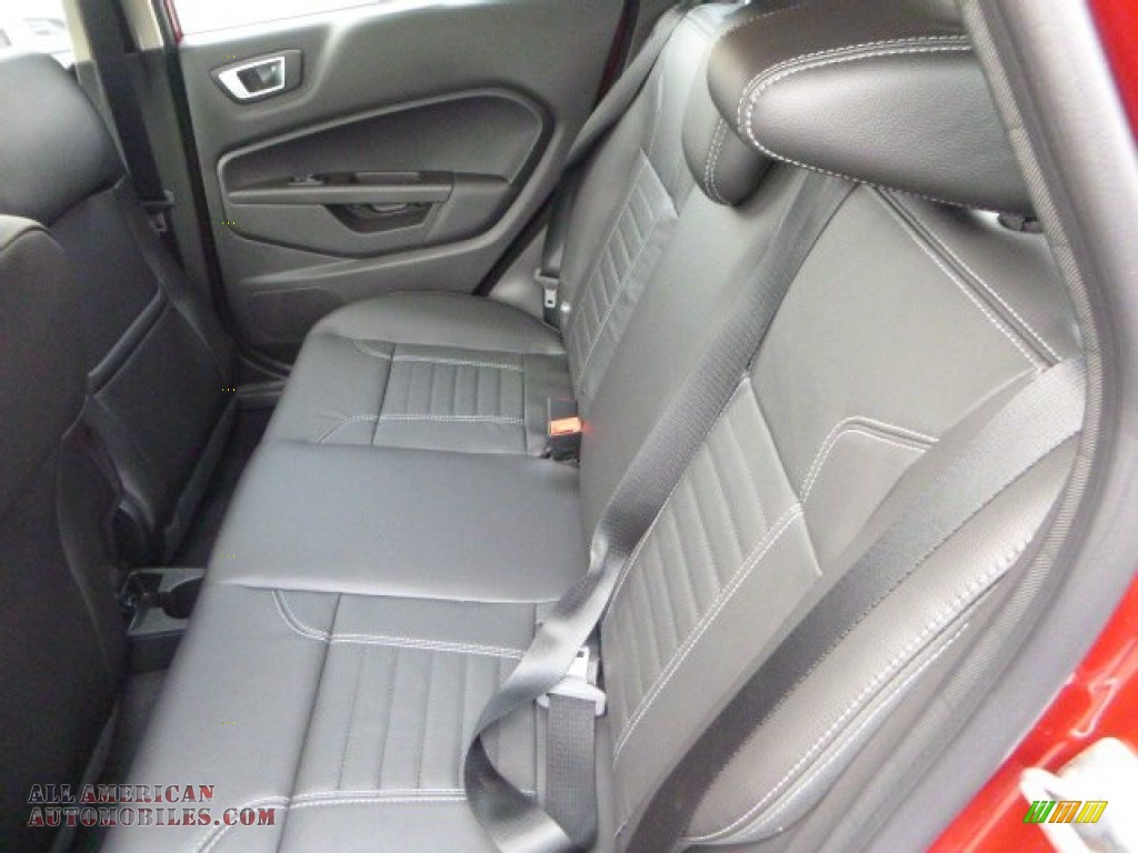 2014 Fiesta Titanium Hatchback - Ruby Red / Charcoal Black photo #8