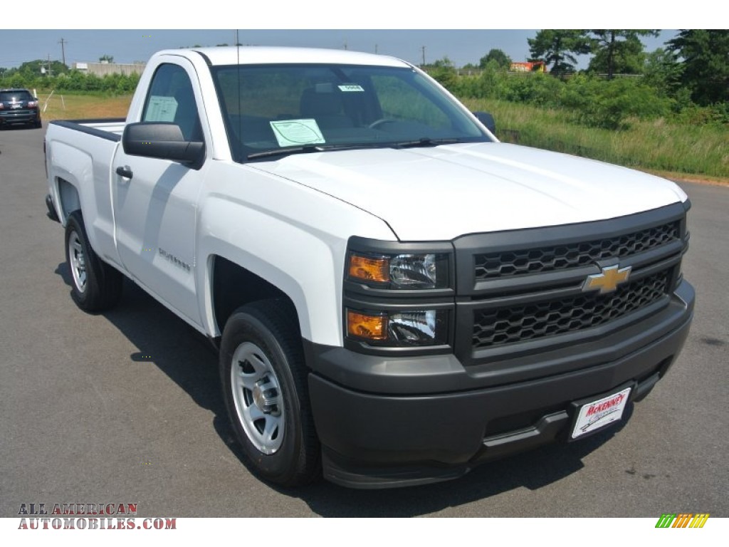 2014 Chevrolet Silverado 1500 WT Regular Cab in Summit White 353330