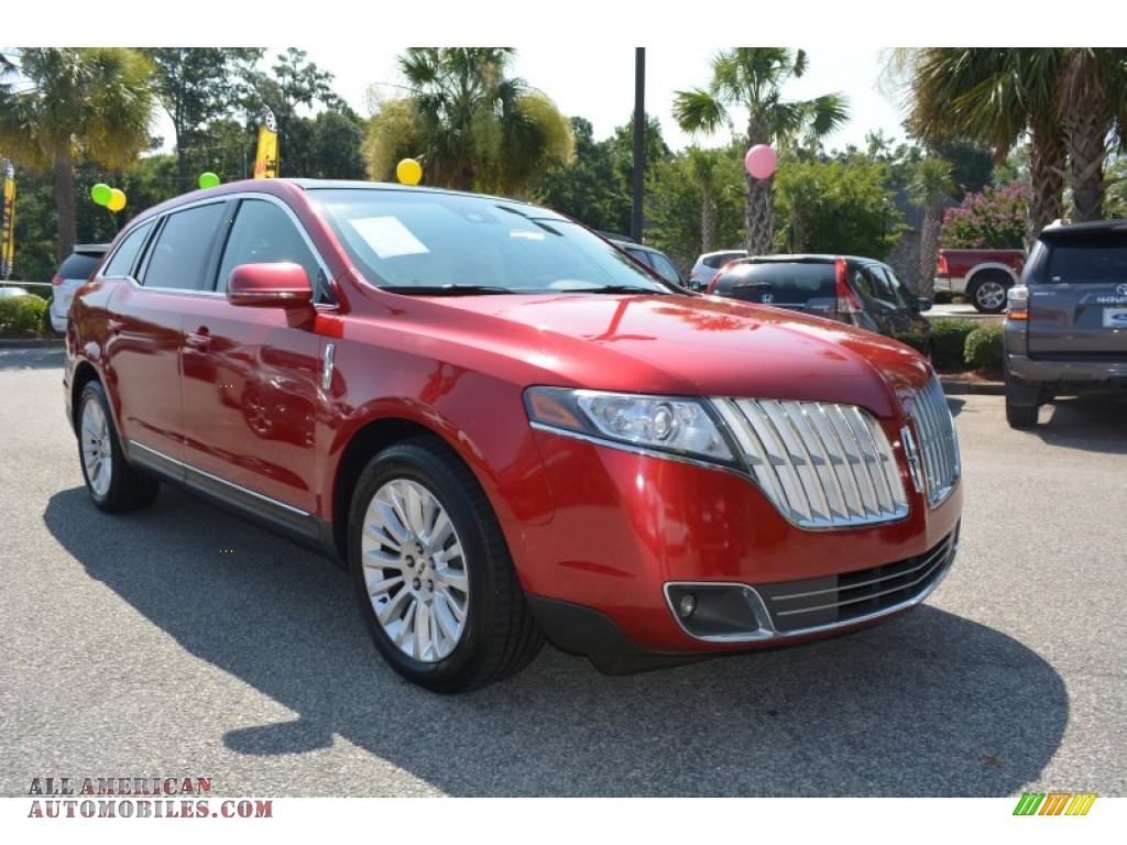 Red Candy Metallic / Light Stone Lincoln MKT FWD