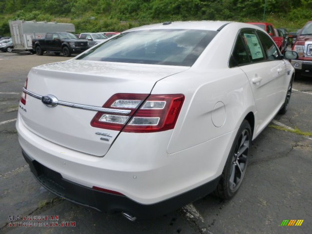2015 Taurus SEL AWD - White Platinum Metallic / Charcoal Black photo #2