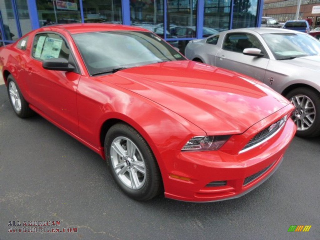 2014 Mustang V6 Coupe - Race Red / Charcoal Black photo #2