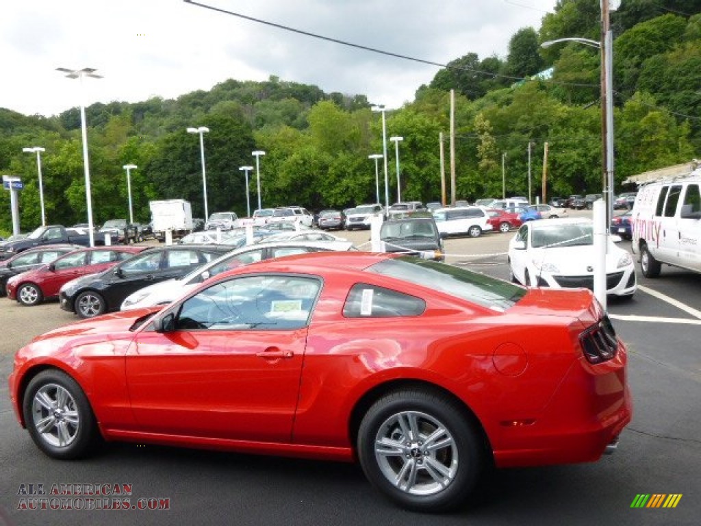 2014 Mustang V6 Coupe - Race Red / Charcoal Black photo #5