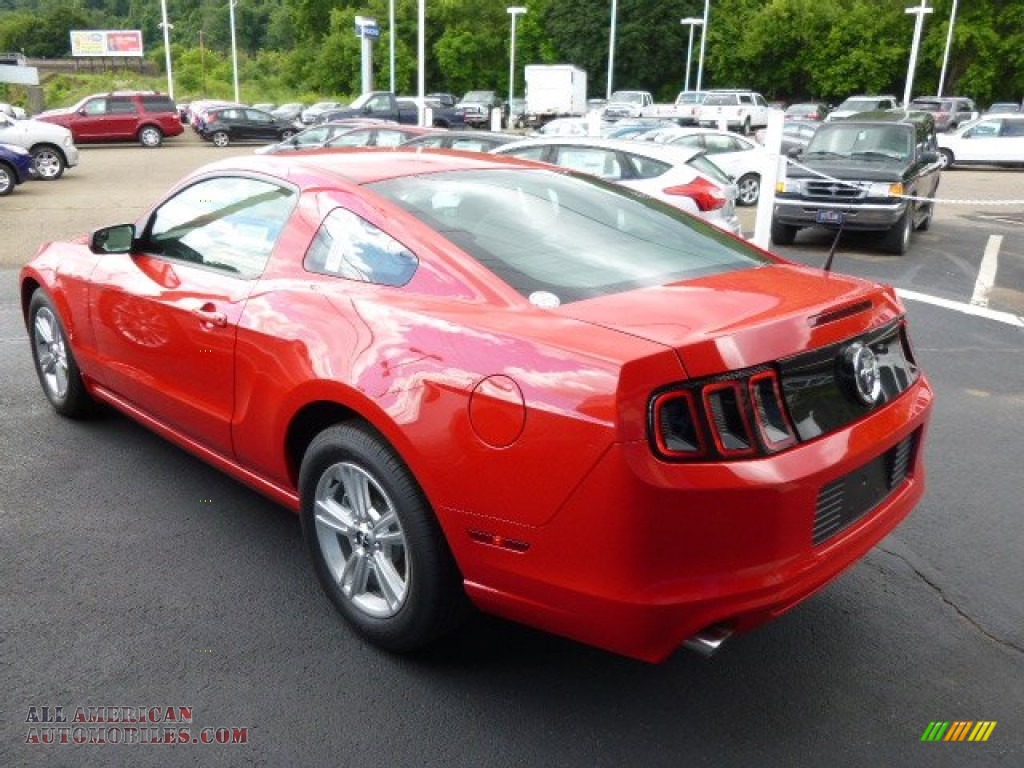 2014 Mustang V6 Coupe - Race Red / Charcoal Black photo #6