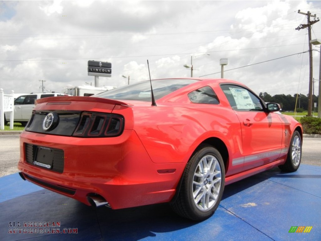 2014 Mustang V6 Premium Coupe - Race Red / Charcoal Black photo #3